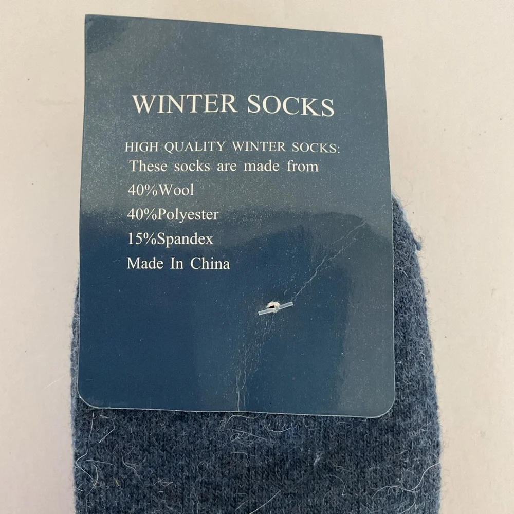 Wool socks with cat graphics. NWT